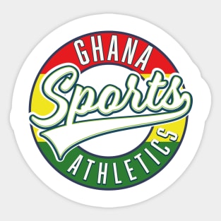 Ghana Sports Athletics retro logo Sticker